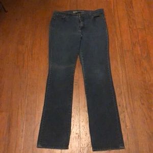 New York and company straight leg jeans size 10
